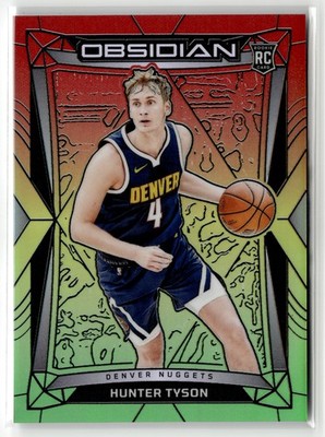 Hunter Tyson Rookie 2023-24 Obsidian #183 Electric Etch Reggae #/75 READ