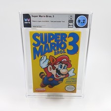 Super Mario Bros 3 Nintendo NES - FACTORY SEALED - Wata Graded 9.2 A++