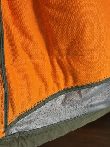 Relwen Men's Channel Boarder Jacket size L Olive/Orange image 3