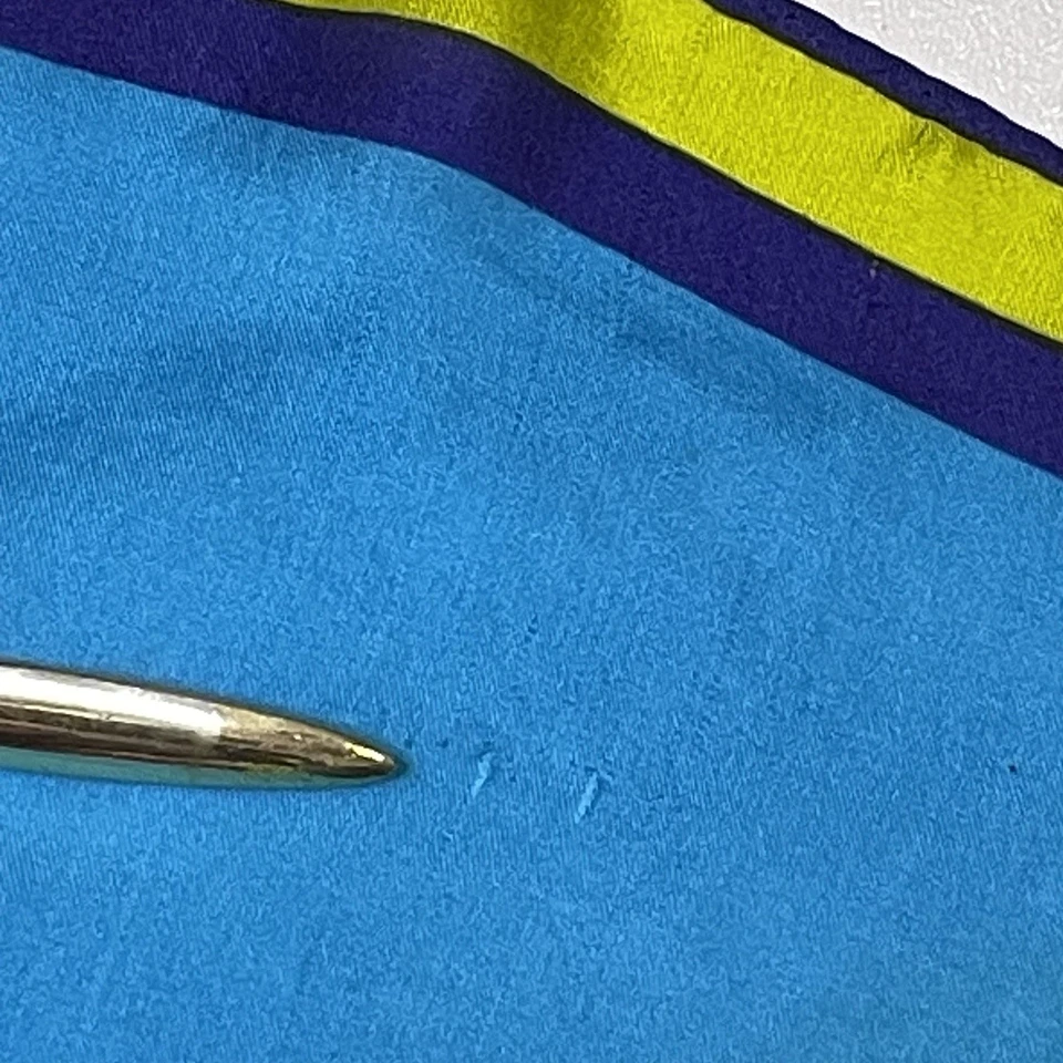 Винтажный шарф Peter Max из 100% шелка квадратный 21 x 21 дюйм мод хиппи ретро оригинальный - Изображение 4 из 4