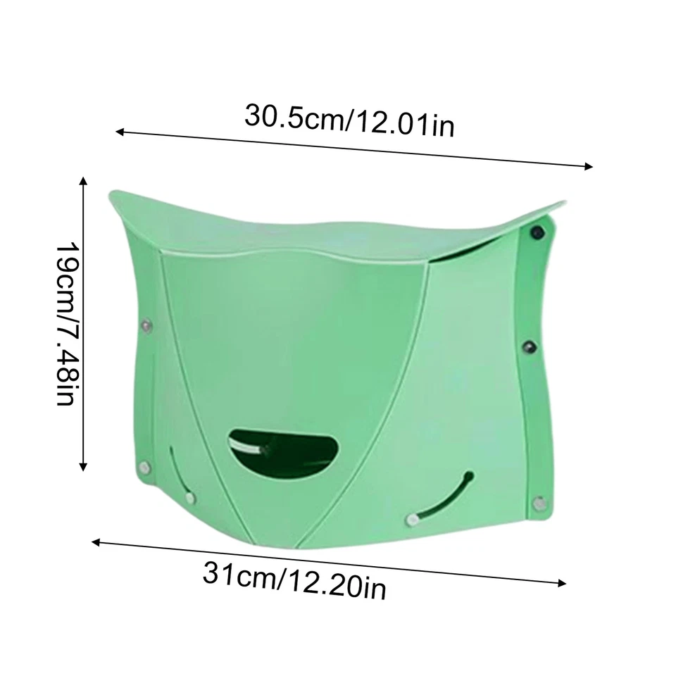 Folding Stool Heavy Duty Non Slip Multi Purpose Home Kitchen DIY Built-in Strap - Image 2 of 4