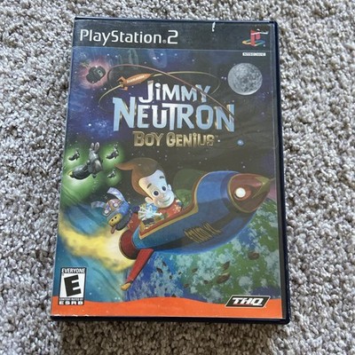 Jimmy Neutron: Boy Genius (Sony PlayStation 2, 2002)  PS2 COMPLETE CIB Black