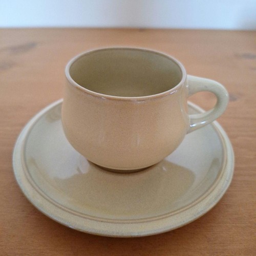 Showa Retro Noritake Stonewear Cup Saucer 5-Pack Set With Bonus - Picture 2 of 6