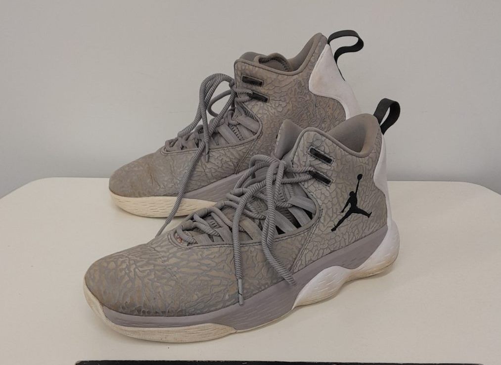 Nike Men's Jordan Super.Fly MVP Bred 'Cement Gray' Gray Size