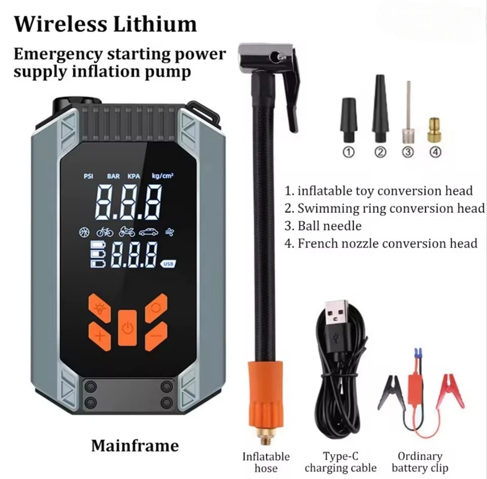 Buster Avviamento Auto Con Compressore E Sistema Intelligente - Immagine 4 di 4