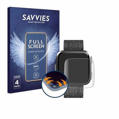 4x Displayschutz Full-Screen für Fitbit Versa Special Edition