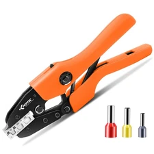 Ferrule Crimping Tool for Wire Ferrules AWG 2-10 Heavy Duty Terminal