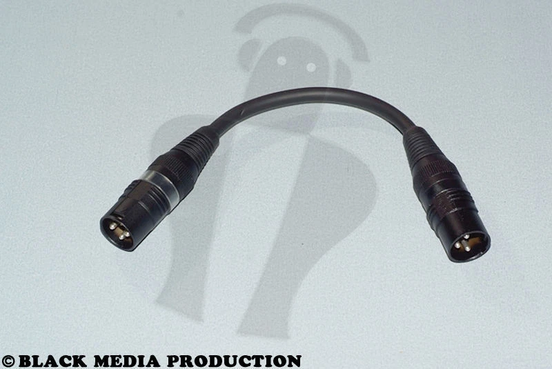 Cable adaptador XLR cambiador de género macho HiCon *NUEVO*