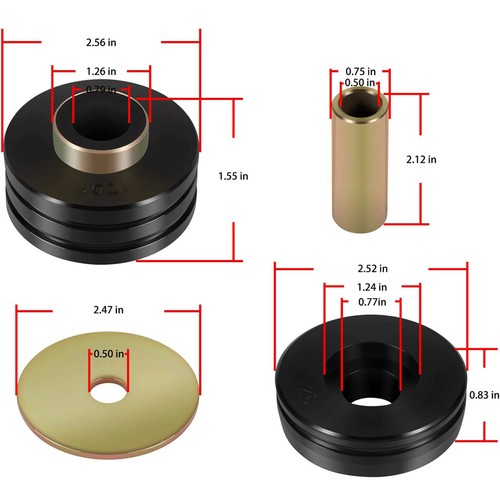 9.4102G Universal Body Mounting Bushing Kit for Cars, Trucks, Hot rods, Racing - Bild 6 von 11