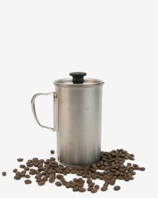 SNOW PEAK JAPAN TITANIUM CAFE FRENCH PRESS (CS-111) - BRAND