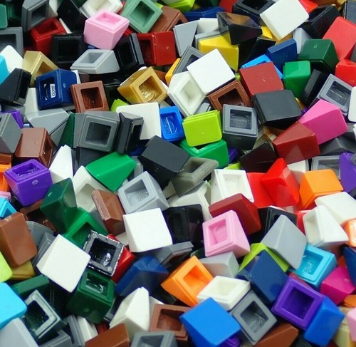 Lego Lot of 250+ Slopes 30 degree 1x1x2/3 Assorted Colors - #54200 - Picture 2 of 3