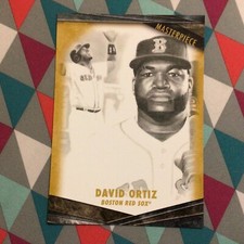 David Ortiz #M-13 Red Sox HOF 10/10 made 2018 Topps Gallery Masterpiece 5x7