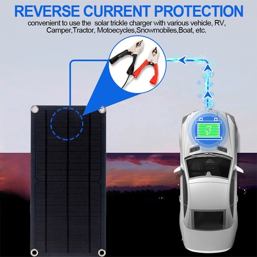 60W Solarpanel Kit Solarmodul USB-Ladegerät Solarzelle Solar Auto Ladegerät Neu - Bild 6 von 18
