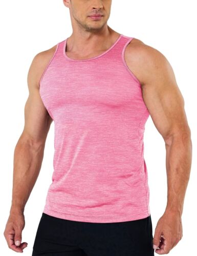 Herren Tank Tops ärmellos Muskeln Sport Sport Fitnessstudio Training schnell trocknen A-Shirt - Bild 77 von 97
