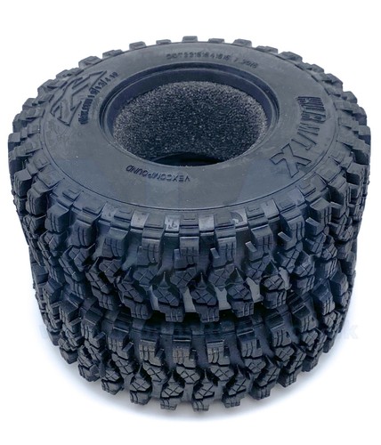 Neumáticos sobre orugas 1Pr KLR 1,9" 106 mm insertos de espuma de goma suave axial TRX4 TRX6 D110 - Imagen 6 de 7