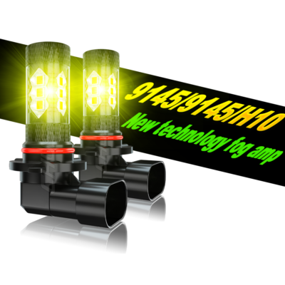 2x 9005 9145 9140 H10 LED Fog Light 4500K Super Yellow 26000LM - Foto 4