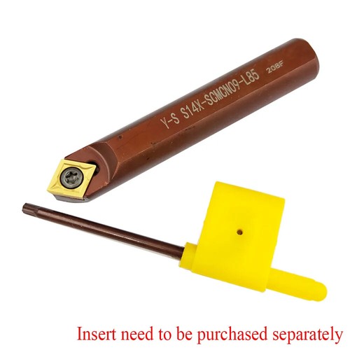 14mm S14X-SCMCN09-L85 SCMCN09 Tool Holder +1pc CCMT09T304 CCMT32.21 INSERT - Picture 3 of 6