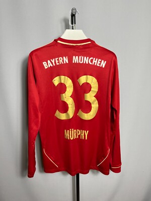 ヴ*ラ様 FC BAYERN 長袖ユニフォーム adidas bayern münchen home 2011 2012 #33 murphy shirt long sleeve
