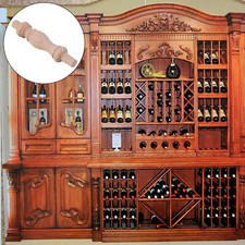 9.4x1.8cm Unfinished Decorative Woodwn Spindles Furniture Woodworking Set of 40