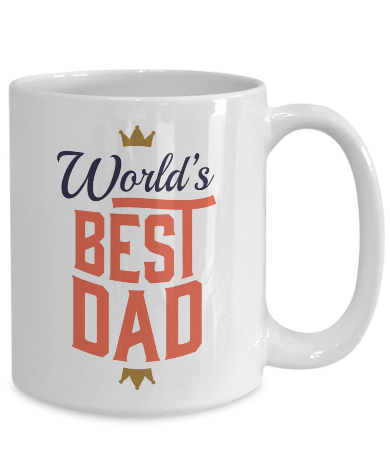 Custom Engraved Dad Coffee Mug - Perfect Father’s Day Gift for Son, Brother, or Son-in-Law