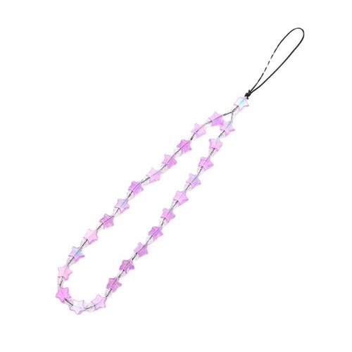 Bead Camera Pendant Five-Pointed Star Key chain Cute Cellphone Lanyard Girl - Zdjęcie 6 z 8