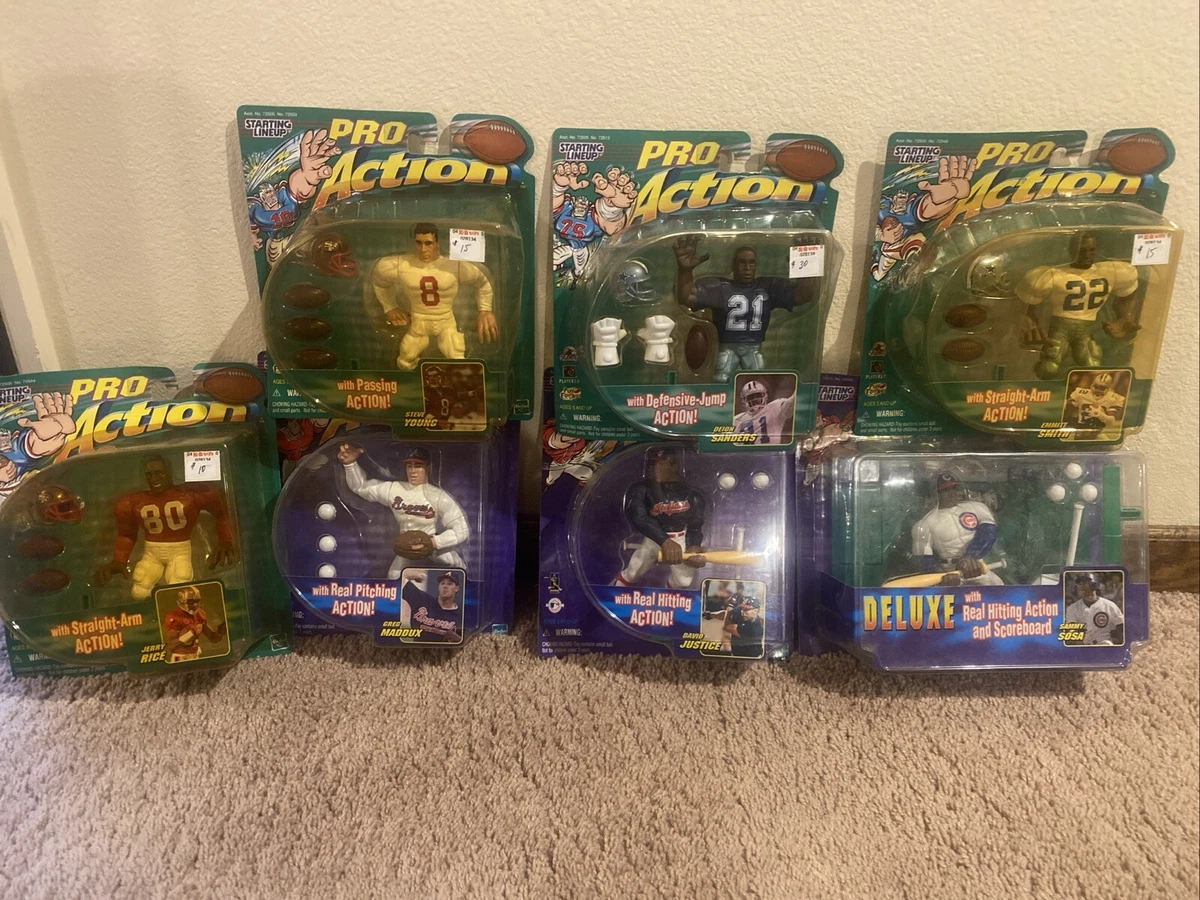 Jerry Rice Deion Sanders In Sports Action Figures for sale | eBay