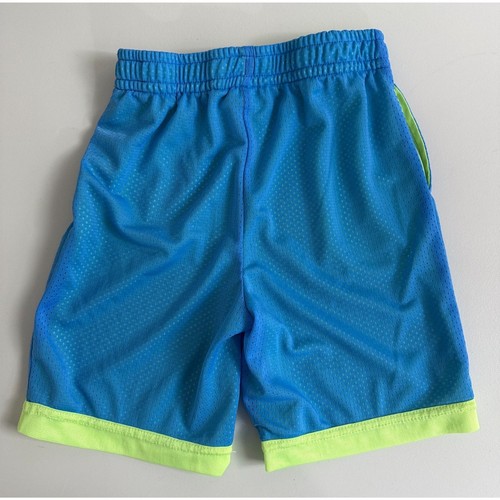 Athletic Works Boys Mesh Shorts Blue Green Pockets Size L Large (10-12) - Picture 2 of 11