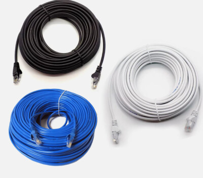 RJ45 Netzwerk Ethernet Kabel Cat5e LAN UTP Patch Internet Leitung 0,5m - 20m Posten
