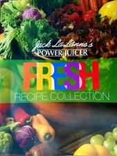 Jack La Lanne POWER JUICER FRESH RECIPE COLLECTION soft 194pg book 2012
