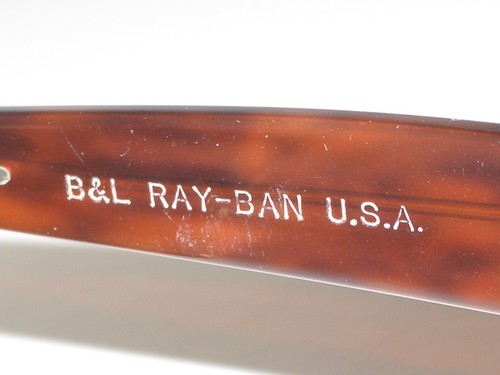 1980's 54MM VINTAGE B&L RAY-BAN W1273 TORT G15 CRYSTAL WAYFARERS MAX SUNGLASSES - Picture 7 of 10