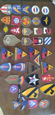 Vintage Genuine Military Patch Collection (40 Patches) | eBay
