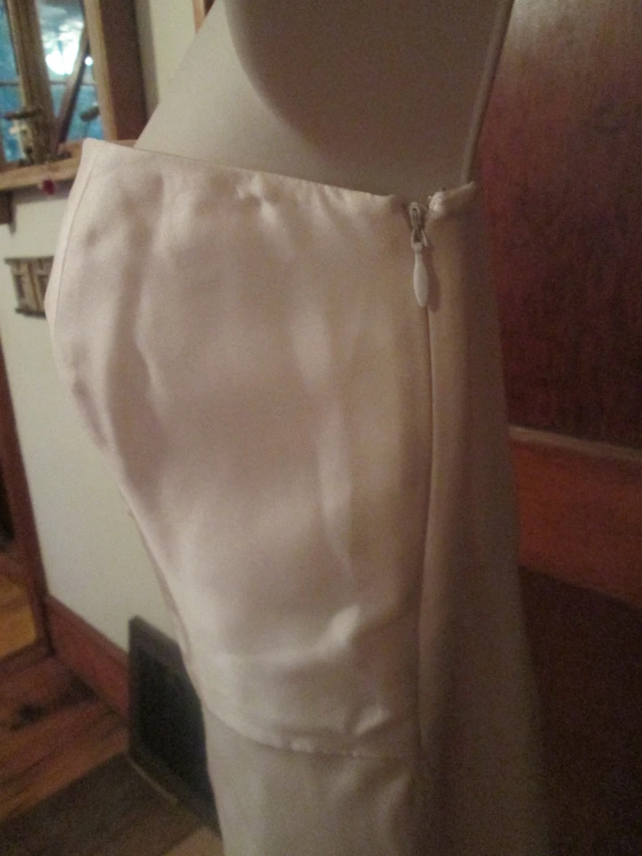 VESTIDO DE CÓCTEL FORMAL DE BODA DE GRADUACIÓN DE DAMA DE HONOR USADO EN EXCELENTE ESTADO Rubor  Foto 2 de 4