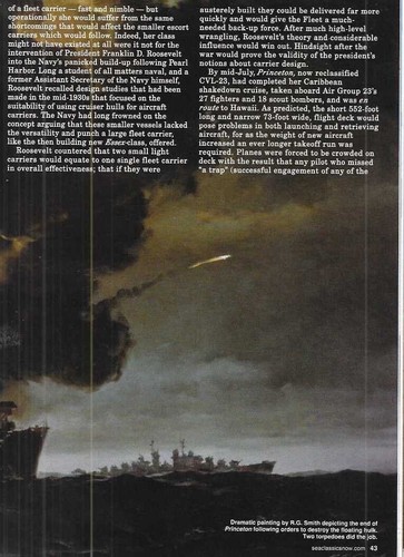 Revista Sea Classics abril 2020 USS Princeton Rumrunners HMS Hood Bismarck PTF - Imagen 8 de 11