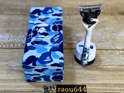 Juego de navajas de afeitar A BATHING APE Gillette Pro Shield edición limitada colaboración JAPÓN - Imagen 9 de 24