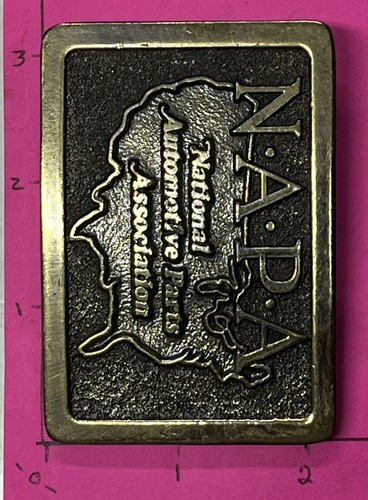 NAPA National Automotive Parts Association Limited Edition Belt Buckle 1978 USA - Picture 2 of 6