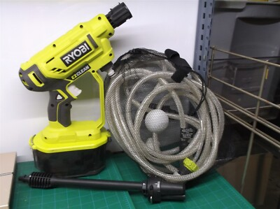 #ad RYOBI RY120350vnm ONE 18 Volt 320 PSI 0.8 GPM Cold Water Cordless Power Cleaner $69.99