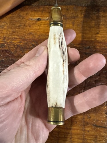Rare Buck Knives Custom model 192 Vanguard Stag Handle Running Deer. 393/1000 - Picture 9 of 17