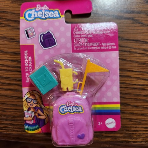 Mattel - Barbie - CHELSEA Back to School Rucksack Set NEU