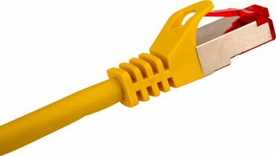 CAT6A Shielded Patch Cable - 3 Foot Yellow