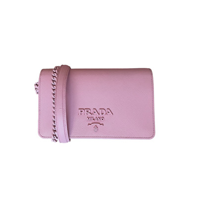 Prada 1BP019 Saffiano Lux Leather Mini Bag, Petal Pink | eBay