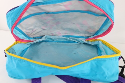 Vintage 90s Distressed Looney Tunes All Over Print Crossbody Bag Pack Carry On - Picture 11 of 12