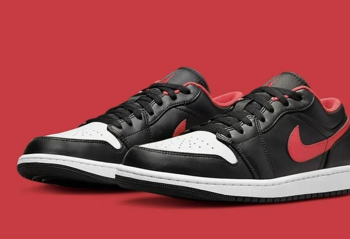 New Men's Size 13 Nike Air Jordan 1 Low White Toe DEADSTOCK DS NEW