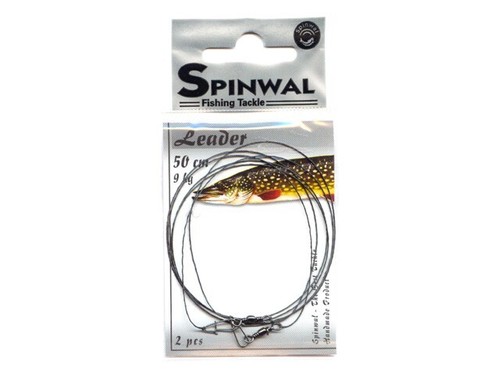 Spinwal Pike Leaders 20-50cm 2-20kg 2pièces Bas de ligne tungstène Brochet - Photo 13/13