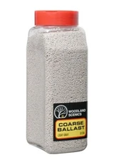 Woodland Scenics 1388 | Lt. Gray Coarse Ballast Shaker | Multi Scale