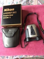 Binocolo Nikon 8-24X25CF DX II Eagleview Zoom II con custodia in scatola originale