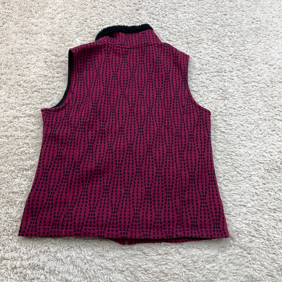 Chaleco Croft & Barrow Mujer Medio Púrpura Sin Mangas Cuello de Piel Sintética Informal Damas Foto 2 de 4