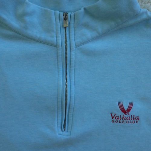 Peter Millar 1/4 Zip Pullover Valhalla GC Herren Gr. XL Crown Sport hellblau - Bild 5 von 10