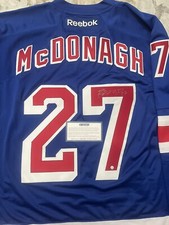 Ryan McDonagh Autographed Signed Reebok Jersey Auto NY Rangers Steiner COA 