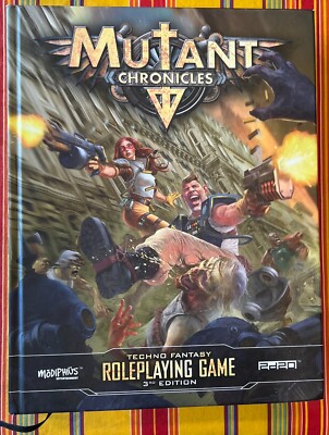 Mutant Chronicles RPG ~ Third Edition Core Rulebook ~ Modiphius ~ 2015 OOP New
