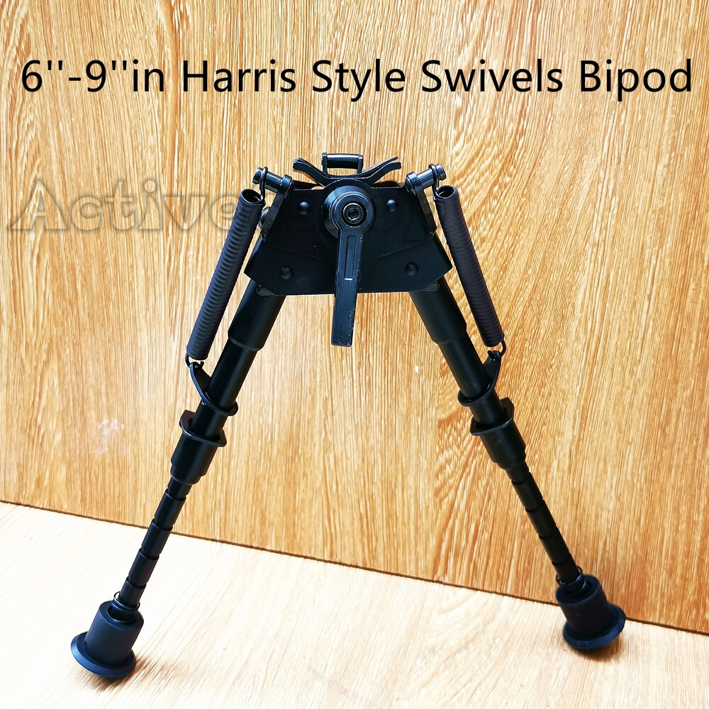 6-9 inch Harris Style Rifle Bipod Swivel Model & Pod-lock